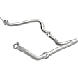19211 Y-Pipe Stainless Steel Exhaust Pipe, Performance Series