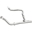 19211 Y-Pipe Stainless Steel Exhaust Pipe, Performance Series