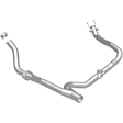 19211 Y-Pipe Stainless Steel Exhaust Pipe, Performance Series
