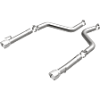19235 Axle-Back Exhaust System, Made of Stainless Steel, Race Series