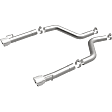 19235 Axle-Back Exhaust System, Made of Stainless Steel, Race Series