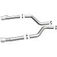 19235 Axle-Back Exhaust System, Made of Stainless Steel, Race Series