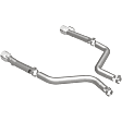 19235 Axle-Back Exhaust System, Made of Stainless Steel, Race Series