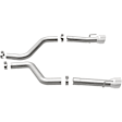 19235 Axle-Back Exhaust System, Made of Stainless Steel, Race Series