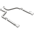 19235 Axle-Back Exhaust System, Made of Stainless Steel, Race Series