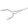 19256 Cat-Back Exhaust System, 2.3L, 4Cyl, Made of Stainless Steel, Competition Series