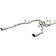 19359 MF Exhaust System, Stainless Steel, 3 in. Cat-Back, Split Rear, 5 in. Polished Tips