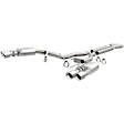 19368 Cat-Back Exhaust System, 5.0L, 8Cyl, Made of Stainless Steel, Competition Series