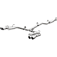 19411 Cat-Back Exhaust System, 3.5L, 6Cyl, Made of Stainless Steel, Street Series