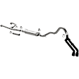 19603 Cat-Back Exhaust System, 3.4L, 6Cyl, Made of Stainless Steel, Street Series