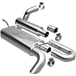 19620 Axle-Back Exhaust System, Made of Stainless Steel, Overland Series