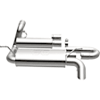 19620 Axle-Back Exhaust System, Made of Stainless Steel, Overland Series