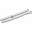 19644 Muffler-Delete Exhaust System, 5.0L, 8Cyl, Made of Stainless Steel, D-Fit Series