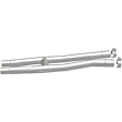 19644 Muffler-Delete Exhaust System, 5.0L, 8Cyl, Made of Stainless Steel, D-Fit Series