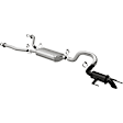 19677 Cat-Back Exhaust System, 3.4L, 6Cyl, Made of Stainless Steel, Overland Series