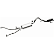 19677 Cat-Back Exhaust System, 3.4L, 6Cyl, Made of Stainless Steel, Overland Series