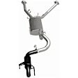 19677 Cat-Back Exhaust System, 3.4L, 6Cyl, Made of Stainless Steel, Overland Series