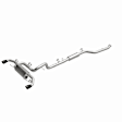 19702 Cat-Back Exhaust System, 3.0L, 6Cyl, Made of Stainless Steel, Overland Series