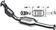 23332 Passenger Side Catalytic Converter, 4.6L, 8Cyl, Federal EPA Standard, 46-State Legal (Cannot ship to CA, CO, NY or ME), HM Grade Series, Direct Fit