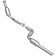 24402 Passenger Side Catalytic Converter, Federal EPA Standard, 46-State Legal (Cannot ship to CA, CO, NY or ME), HM Grade Series