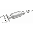 24407 Catalytic Converter, 1.5L, 4Cyl, Federal EPA Standard, 46-State Legal (Cannot ship to CA, CO, NY or ME), HM Grade Series, Direct Fit