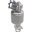 24741 Rear, Driver or Passenger Side Catalytic Converter, Federal EPA Standard, 46-State Legal (Cannot ship to CA, CO, NY or ME), HM Grade Series, Direct Fit