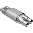 338008 No Returns Accepted - Rear Catalytic Converter, CARB and Federal EPA Standards, 50-state Legal, Semi-Universal (Welding Required)