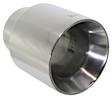 35125 Exhaust Tip - Polished, Stainless Steel, Single, Universal, Sold individually