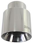 35125 Exhaust Tip - Polished, Stainless Steel, Single, Universal, Sold individually