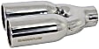 35167 Exhaust Tip - Polished, Stainless Steel, Dual, Universal, Sold individually