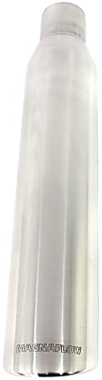 35217 Exhaust Tip - Polished, Stainless Steel, Single, Universal, Sold individually