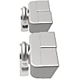 35221 Exhaust Tip - Polished, Stainless Steel, Dual, Direct Fit, Set of 2