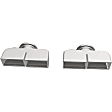 35221 Exhaust Tip - Polished, Stainless Steel, Dual, Direct Fit, Set of 2