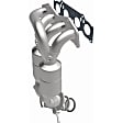 452013 Catalytic Converter, Stainless Steel, Manifold Converter, Sold Individually, CARB and Federal EPA Standards, Direct Fit