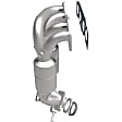 452013 Catalytic Converter, Stainless Steel, Manifold Converter, Sold Individually, CARB and Federal EPA Standards, Direct Fit