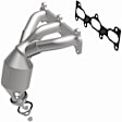 452018 Rear, Driver or Passenger Side Catalytic Converter, CARB and Federal EPA Standards, 50-state Legal, California Series, Direct Fit