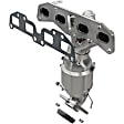 452019 Front, Driver or Passenger Side Catalytic Converter, 2.5L, 4Cyl, CARB and Federal EPA Standards, 50-state Legal, California Series, Direct Fit