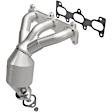452021 Front, Driver or Passenger Side Catalytic Converter, CARB and Federal EPA Standards, 50-state Legal, California Series, Direct Fit