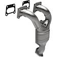 1998 Nissan 200SX - Front, Driver or Passenger Side Catalytic Converter, 1.6L 4Cyl, CARB and Federal EPA Standards, 50-state Legal, CARB Executive Order D-193-124, Engine Family Number (EFN) WNSXV01.631A, California Series