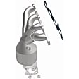 452040 Front, Driver or Passenger Side Catalytic Converter, 1.5L, 4Cyl, CARB and Federal EPA Standards, 50-state Legal, California Series, Direct Fit
