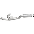 49568 Rear, Driver or Passenger Side Catalytic Converter, 3.5L, 6Cyl, Federal EPA Standard, 46-State Legal (Cannot ship to CA, CO, NY or ME), OEM Grade Series, Direct Fit