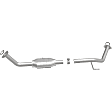 49699 Driver Side Catalytic Converter, 4.7L, 8Cyl, Federal EPA Standard, 46-State Legal (Cannot ship to CA, CO, NY or ME), RWD, OEM Grade Series, Direct Fit