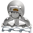 50335 Rear, Driver or Passenger Side Catalytic Converter, 2.7L, 6Cyl, Federal EPA Standard, 46-State Legal (Cannot ship to CA, CO, NY or ME), HM Grade Series, Direct Fit