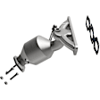 50370 Rear, Driver or Passenger Side Catalytic Converter, 3.0L, 6Cyl, Federal EPA Standard, 46-State Legal (Cannot ship to CA, CO, NY or ME), HM Grade Series, Direct Fit