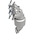 50675 Front, Driver or Passenger Side Catalytic Converter, 2.7L, 6Cyl, Federal EPA Standard, 46-State Legal (Cannot ship to CA, CO, NY or ME), HM Grade Series, Direct Fit