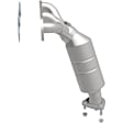 50912 Passenger Side Catalytic Converter, 2.5L, 6Cyl, Federal EPA Standard, 46-State Legal (Cannot ship to CA, CO, NY or ME), HM Grade Series, Direct Fit