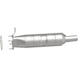 51221 Rear, Driver or Passenger Side Catalytic Converter, Federal EPA Standard, 46-State Legal (Cannot ship to CA, CO, NY or ME), OEM Grade Series, Direct Fit