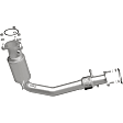 52186 Front, Driver or Passenger Side Catalytic Converter, 2.4L, 4Cyl, Federal EPA Standard, 46-State Legal (Cannot ship to CA, CO, NY or ME), OEM Grade Series, Direct Fit