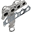 2005 Kia Spectra - Catalytic Converter, 2.0L 4Cyl, CARB and Federal EPA Standards, 50-state Legal, Manual Transaxle, CARB Executive Order D-193-175, Engine Family Number (EFN) 5KMXV0LW, California Series