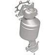 5531336 Rear, Driver or Passenger Side Catalytic Converter, CARB and Federal EPA Standards, 50-state Legal, California Series, Direct Fit